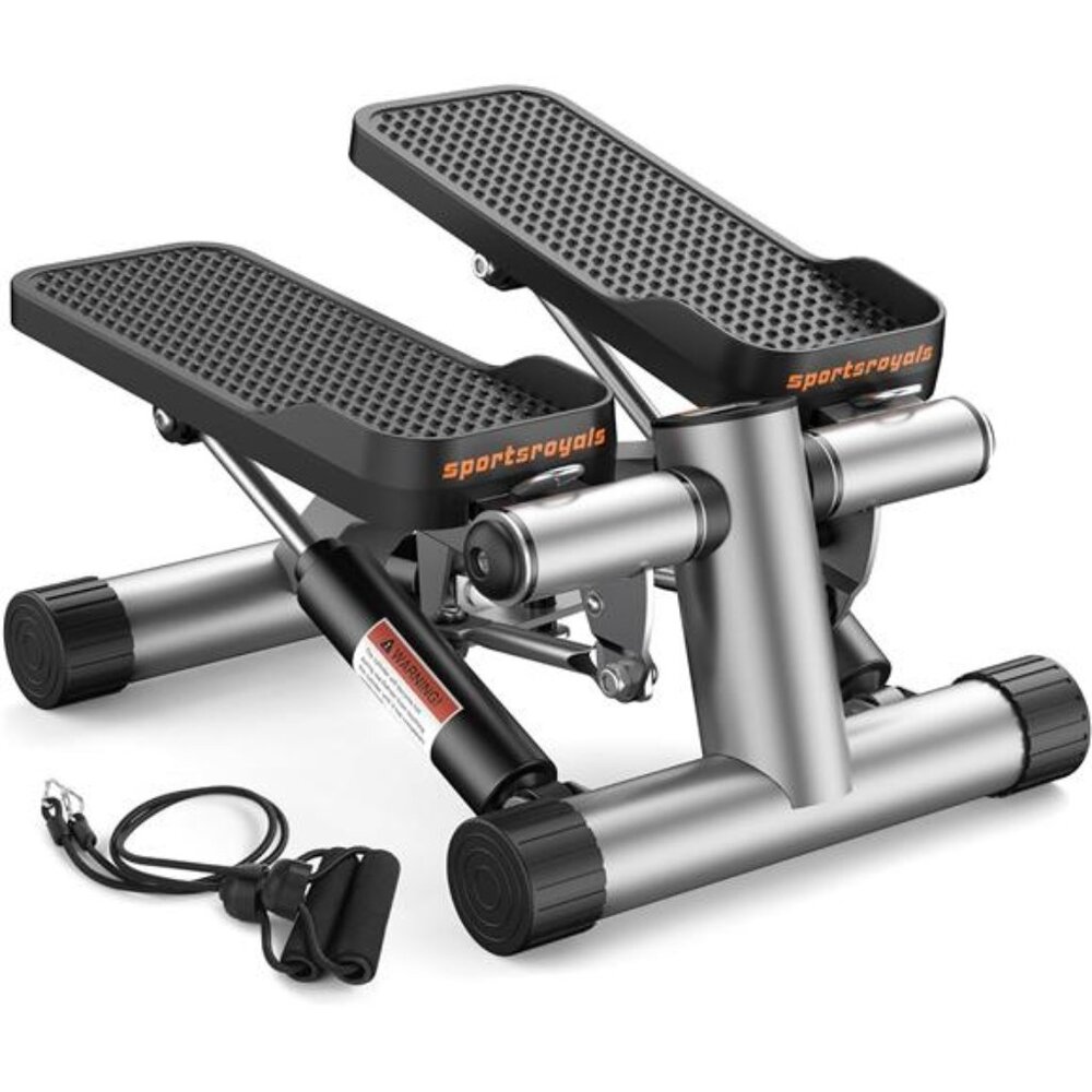 Stair Stepper for Exercise,Mini Steppers with Resistance Band, Hydraulic Stepper